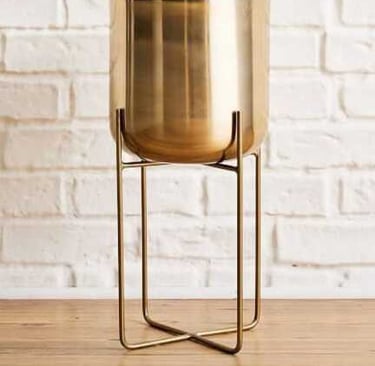 metal planter pots