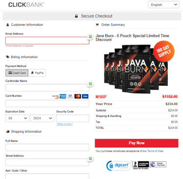 Image: Secure Check Out