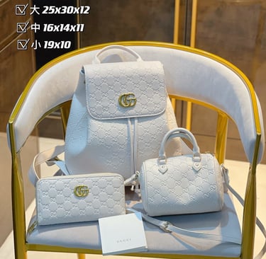 a chair with a bag and a purse