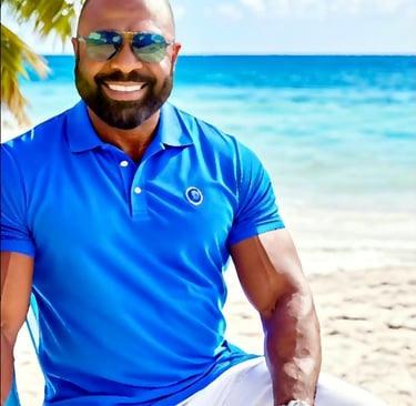 Fit over 40 men at the beach