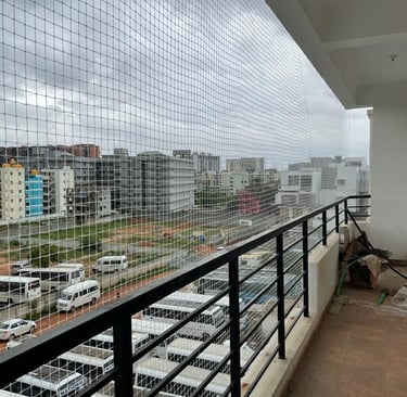 Balcony safety nets in bangalore