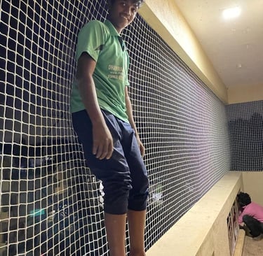 Terrace nets installation in bangalore