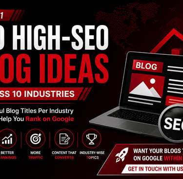 100 High Seo blogs that will rank on Google