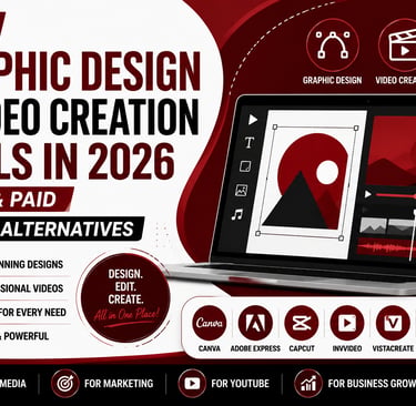 Best graphic design and video editing tools in 2026