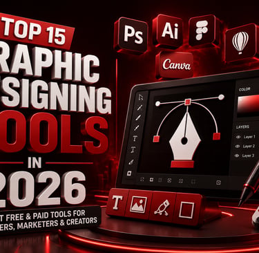 top 15 graphic designing tools in 2026