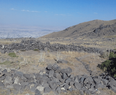 Stone circle south of Alvand peak