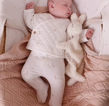 doudou lapin en sherpa