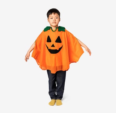Cape citrouille pour enfants