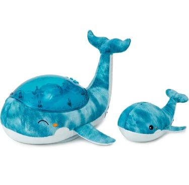 veilleuse peluche baleine et son bébé