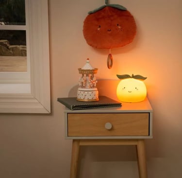 veilleuse orange