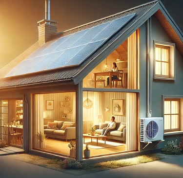 confort thermique avec isolation et systeme de chauffage