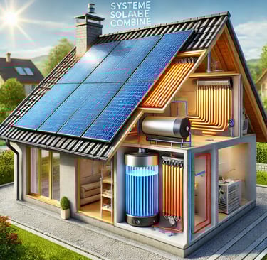 système solaire combiné pour chauffage solaire