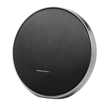 Vue de mi face de l'enceinte portable Harman Kardon Onyx Studio 9 noir