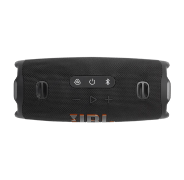 L'enceinte étanche JBL charge 6 noir vue de dessus