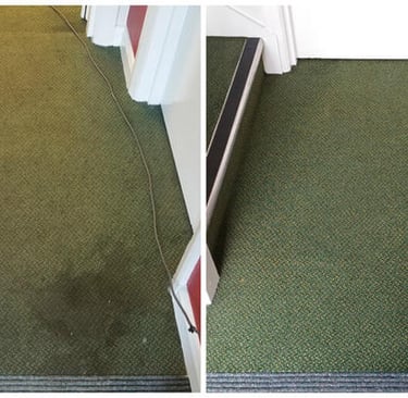 before and after carpet cleaing 