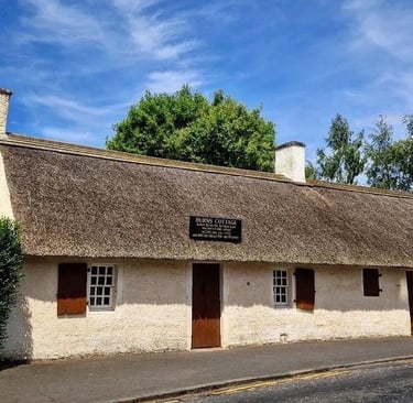 a thatched cottage