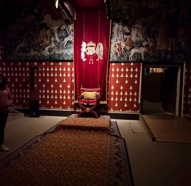 The Queens inner hall at Stirling Castle