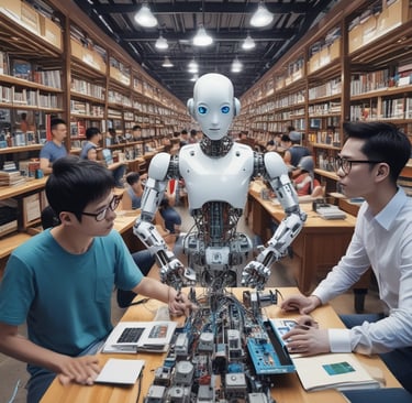 man in blue nike crew neck t-shirt