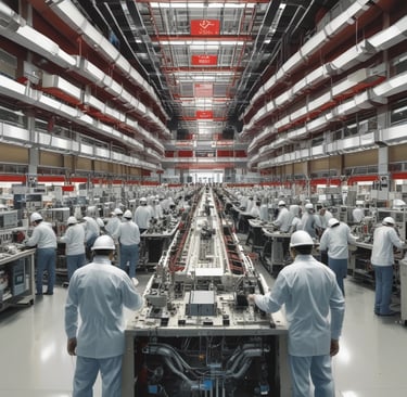 a couple of large cactus standing next to each other