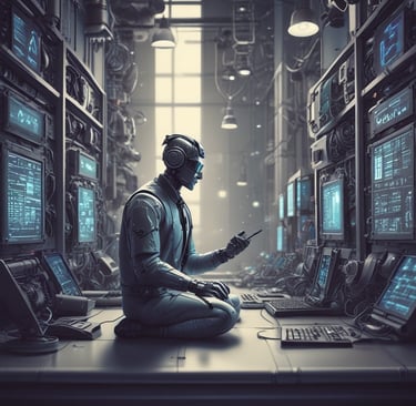 a man riding a skateboard down the side of a ramp