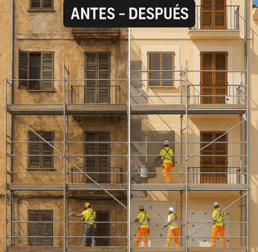 Rehabilitacion fachada SATE