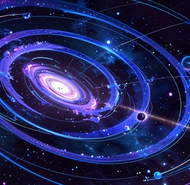 Universe map showing galaxies shaped by dark energy
