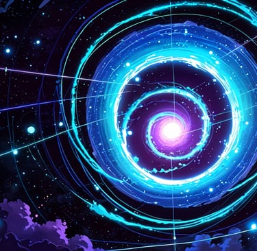 Dark energy pushing galaxies apart in space simulation