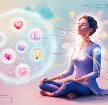 Abstract software interface controlling feelings