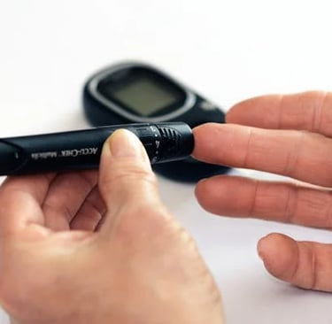 Testing blood sugar for hyperglycemia