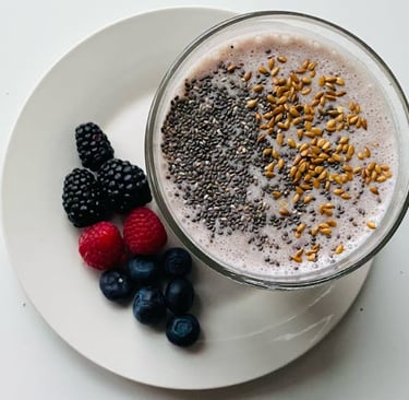 Flaxseed smoothie