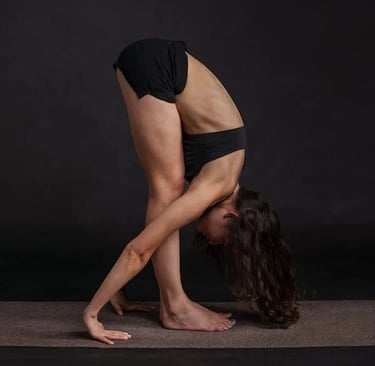 flexible yoga pose