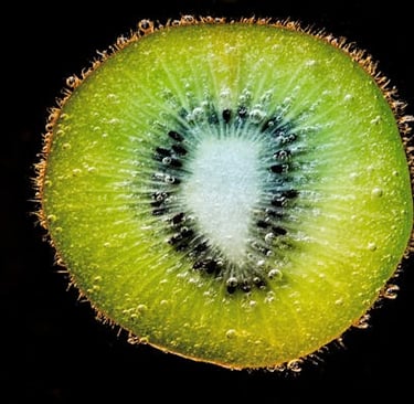 Sliced Kiwi Fruit