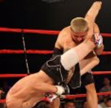 reverse arm bar for a title win