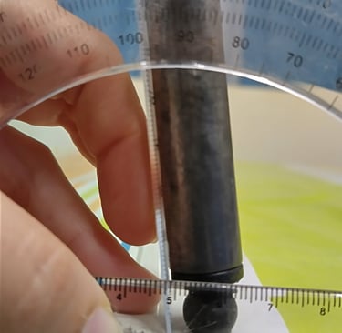 Medida ângulo trasero cadeira