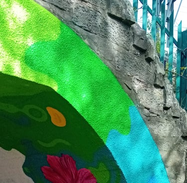 mural north entrance balgreen tunnel