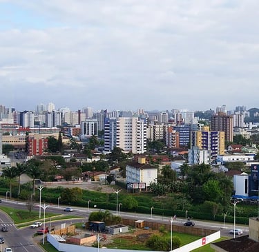 Vista panorâmica da cidade de Joinville (SC)