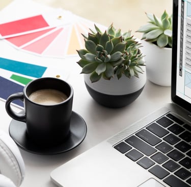 Mesa de trabalho de marketing jurídico