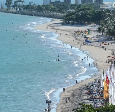 Praia da cidade de Maceió