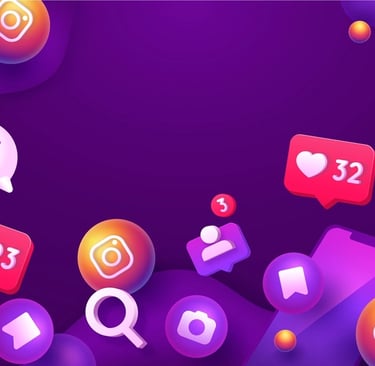 Ícones de redes sociais