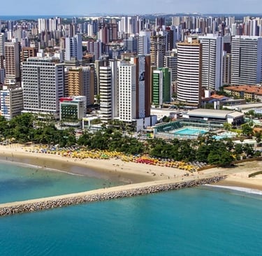 Praia de Fortaleza, capital do Ceará