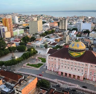 Vista aérea de Manaus