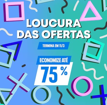 Poster oficial da promoção loucura das ofertas