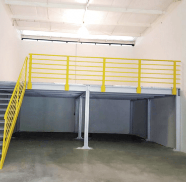 mezanino com estrutura metalica