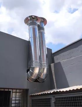 Tubulação de churrasqueira para fumaça
