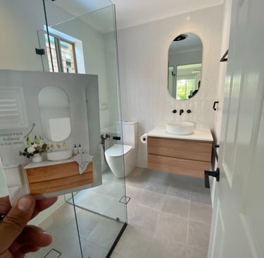 professional renovated bathroom