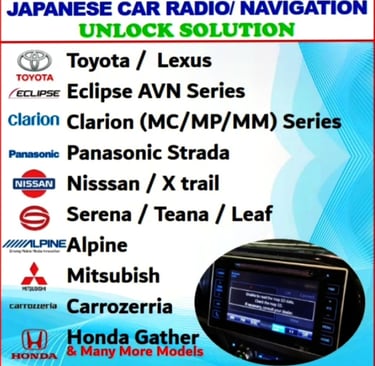 Car Radio Map SD Memory Card Software and Unlock Service kampala Uganda