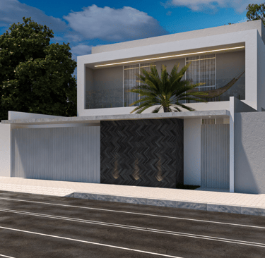 3D Arquitetônico renderizado Fonte: Nicole Martins Arquitetura