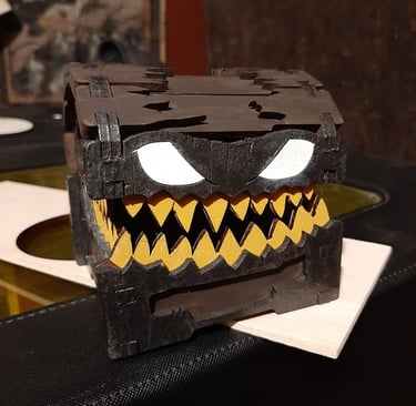 wooden mimic chest project