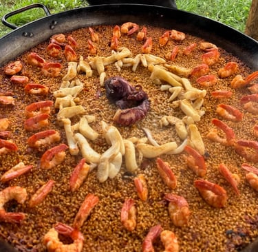 Paella Rollo Privado catering barcelona