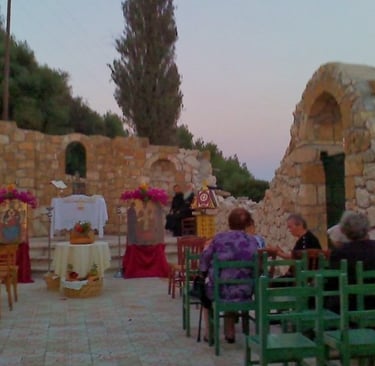 old village BBQ and dinner, local wine and outstanding view in Kefalonia